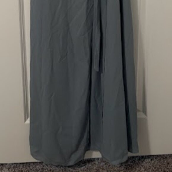 Show Me Your Mumu Maxi Dress – Deep Sage – Wrap Style with sleeves– Size small - Picture 6 of 7